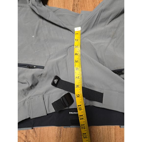 Outdoor Ski Pants Gray Waterproof Zippered Pockets Adjustable Mens 34x32 - Picture 13 of 16